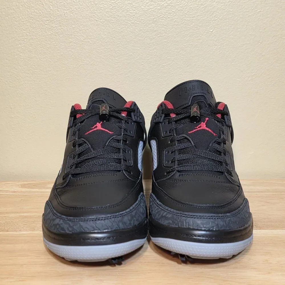 Jordan Spizike G Golf Shoes Black Stealth Varsity Red HQ4365-002 Men's Size 13